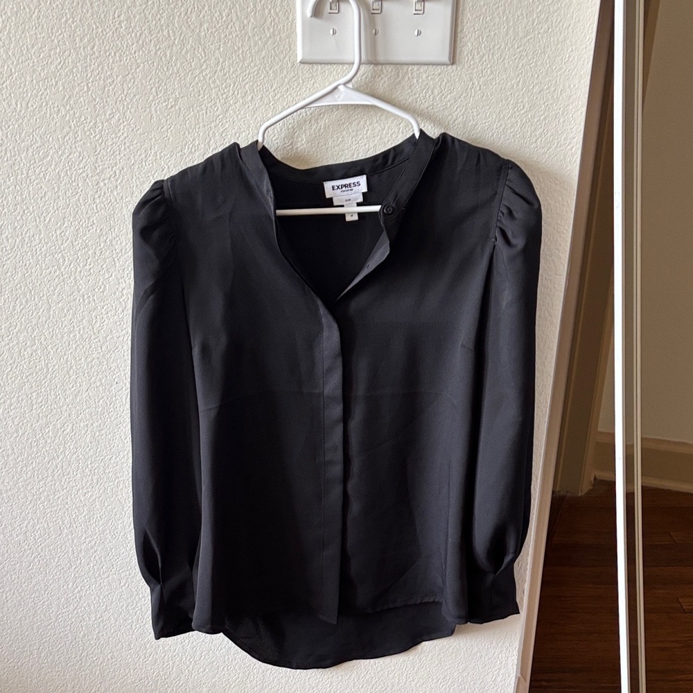 Express Women's Black Blouse